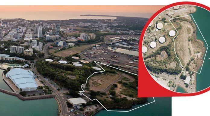 Illegal waste allegedly dumped on proposed Darwin water park site
