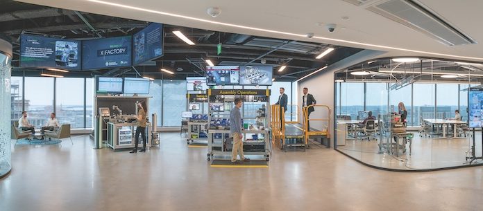 Technology showcase: PTC’s new digs combine lively workspaces with exhibits for its products and platforms