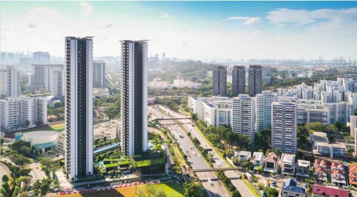 World’s tallest modular building rises in Singapore
