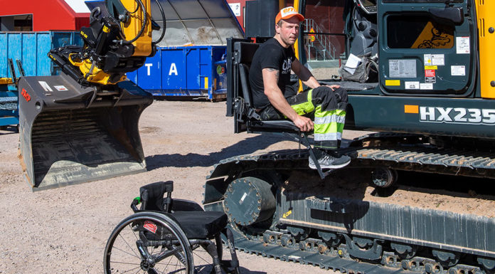 Modified excavator gets paralysed operator back in the cabin – GCR
